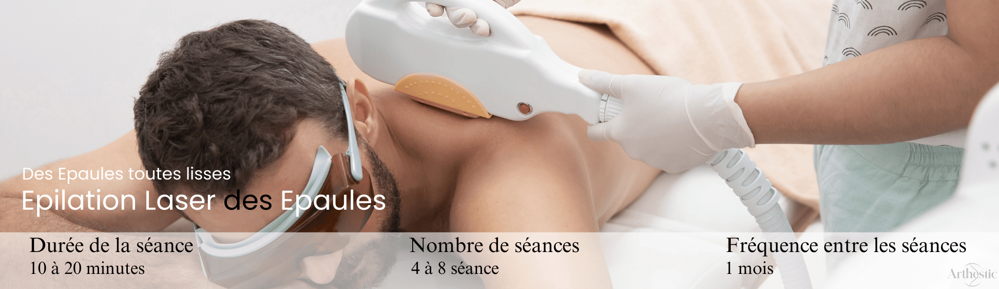 epilation laser epaules hommes arthestic paris